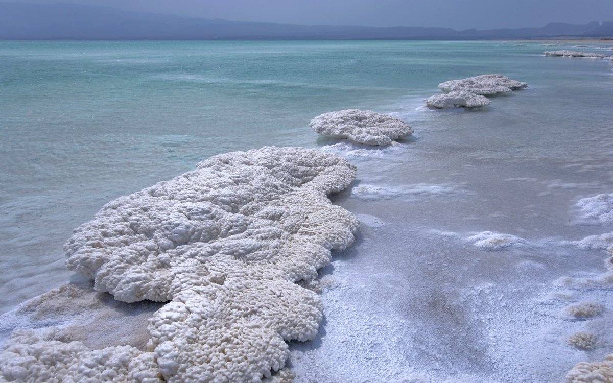 ExplainTheWorld's tweet photo. Dead Sea, Jordan/Palestine/Israel.
The Salt Lake Is The Lowest Elevation On Earth At 423m And The Water Is 35% Salt. https://t.co/OWr9WDxS4a