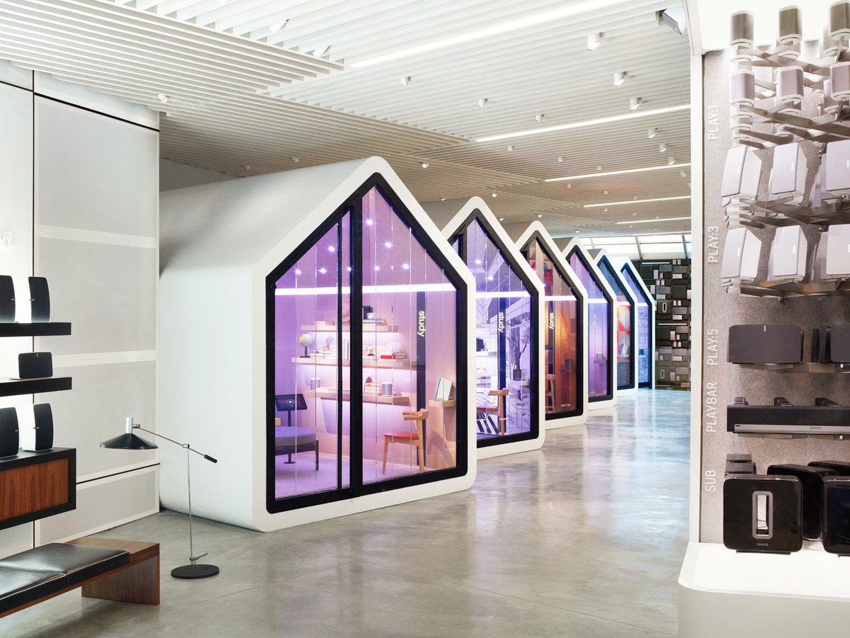 dwell's tweet photo. This audio store wants you to feel at home: https://t.co/1q9gCltYru https://t.co/PIyjOhnNRC