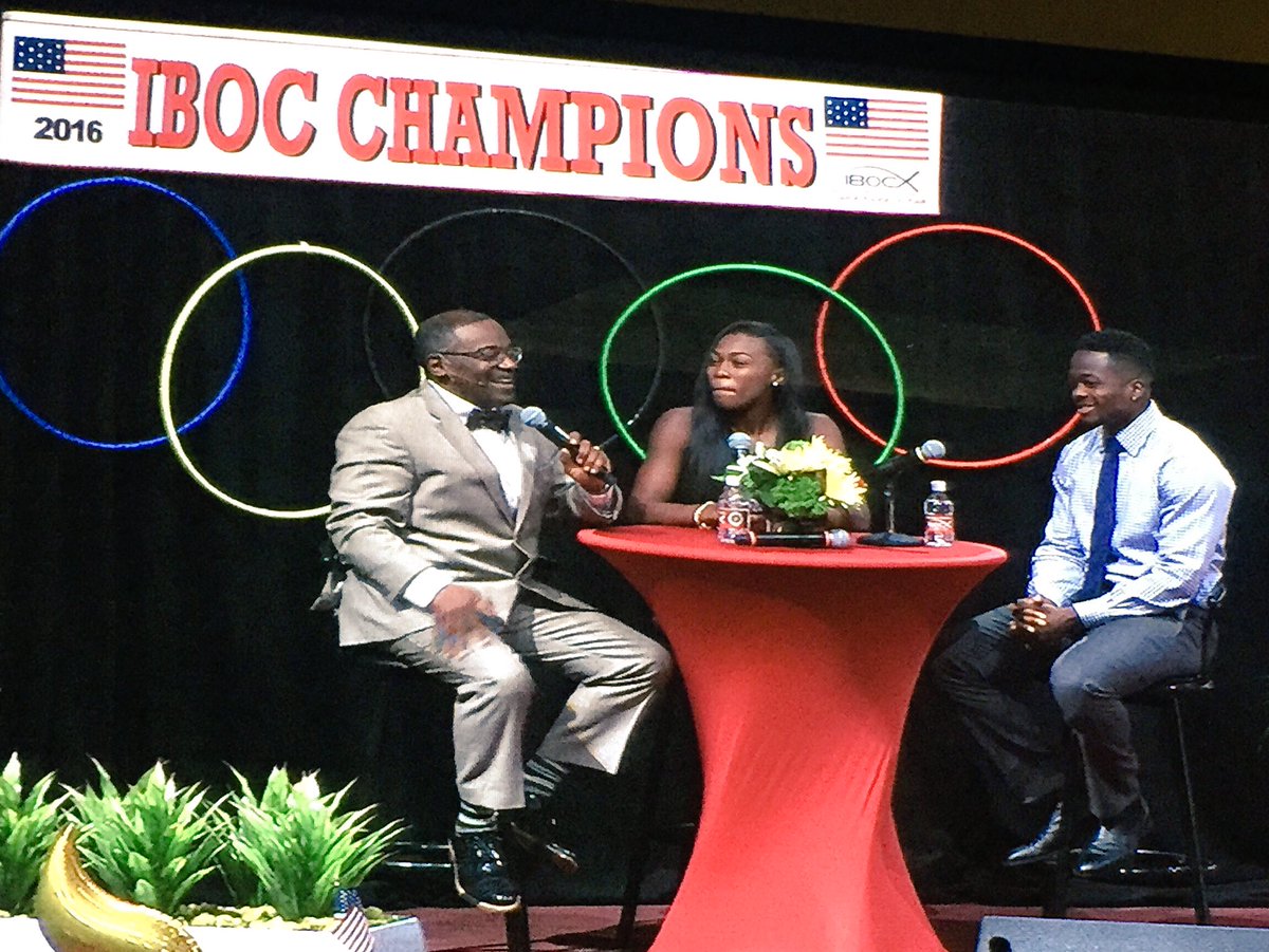 rickiegrush's tweet photo. So proud of @ibocchurch member &amp; 2016 Olympian Chrishuna Williams! She &amp; @flashg88dwin share how they put #God1st. https://t.co/mlxvY7qIW7