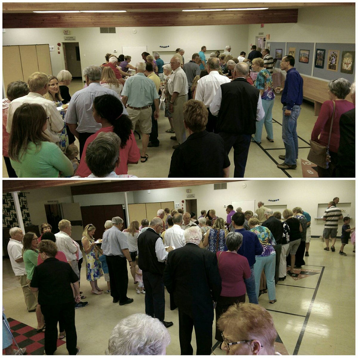 Marjorie's #retirement #potluck underway! #SPUC