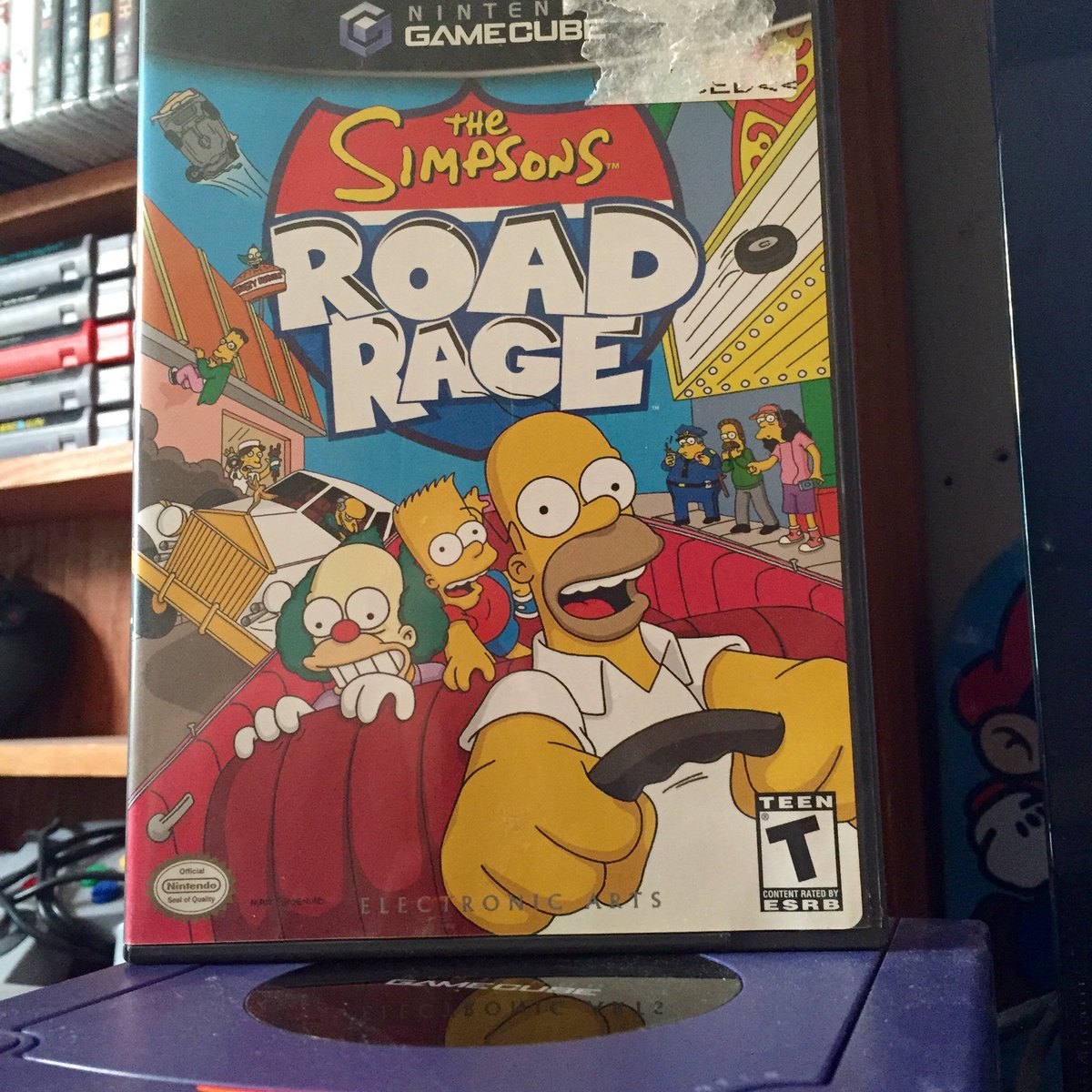 36ChamberComics's tweet photo. Lazy day today. 
#simpsons #nintendo #gamecube #roadrage #videogames #retrogames https://t.co/MaLsxaGhhW