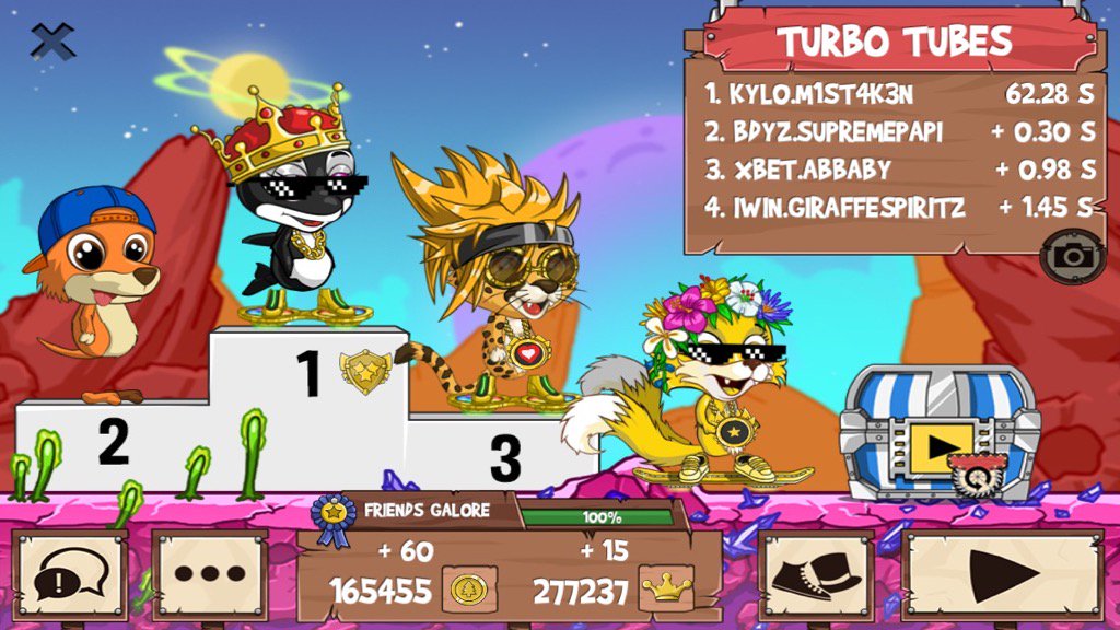 Rosealisous3's tweet photo. I just beat a golden fox! #funrun2 #Supremepapi #ABbaby #Giraffespiritz https://t.co/MuIp5jqUpF