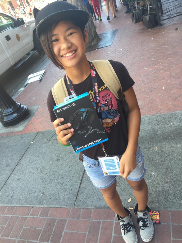 LogitechG's tweet photo. We're starting them young! #LogitechGSDCC #SDCC https://t.co/7XHqNnKAMl