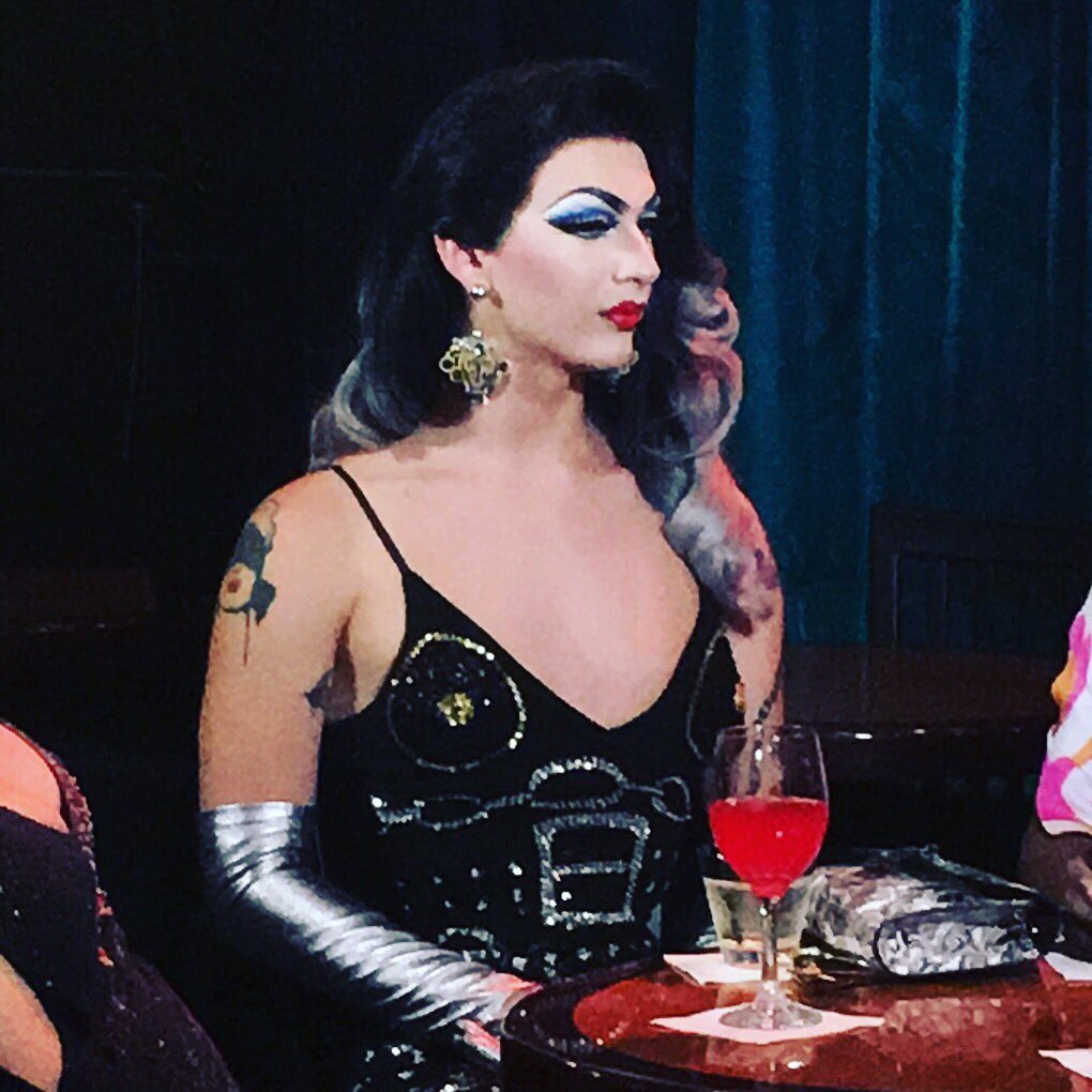ATLDrag's tweet photo. @VioletChachki #violetchacki looking #fierce on the set of #atlantasadrag . #dragqueens #show #realitytv #Atlanta https://t.co/UK6YnqZGZ0