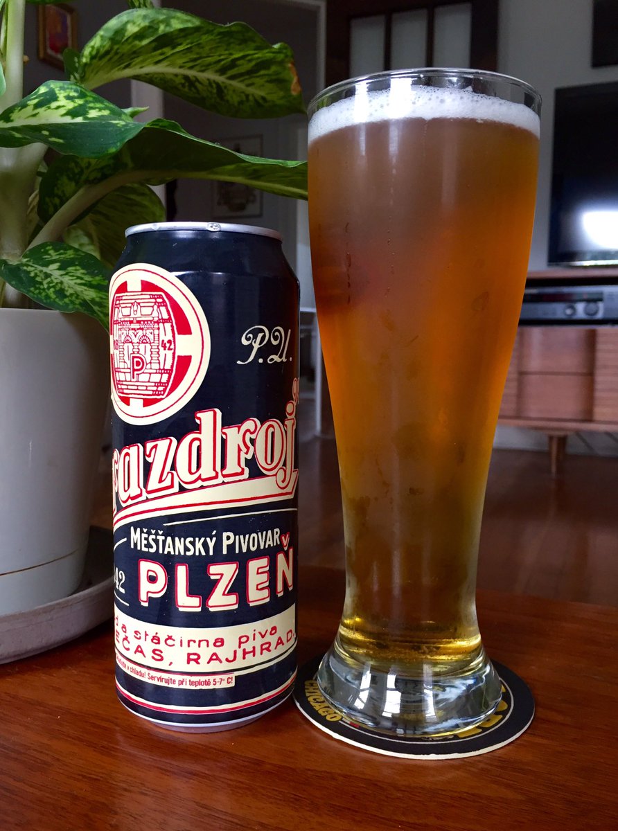 When it's 95 degrees and incredibly humid it's def pils weather. Loving the new can colors by <a href="/Pilsner_Urquell/">Pilsner Urquell</a> !!!