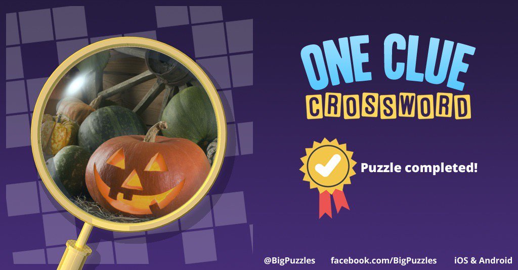 rosneath's tweet image. I completed a puzzle in One Clue Crossword. Play now for free!
onecluecrossword.com #OneClueCrossword