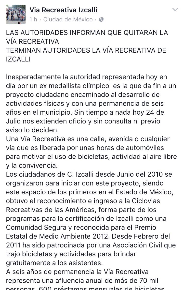 BicIzcalli's tweet photo. Victor Estrada CIERRA el "espacio público" de convivencia familiar en Cuautitlán #Izcalli. https://t.co/24F3RGX59L
