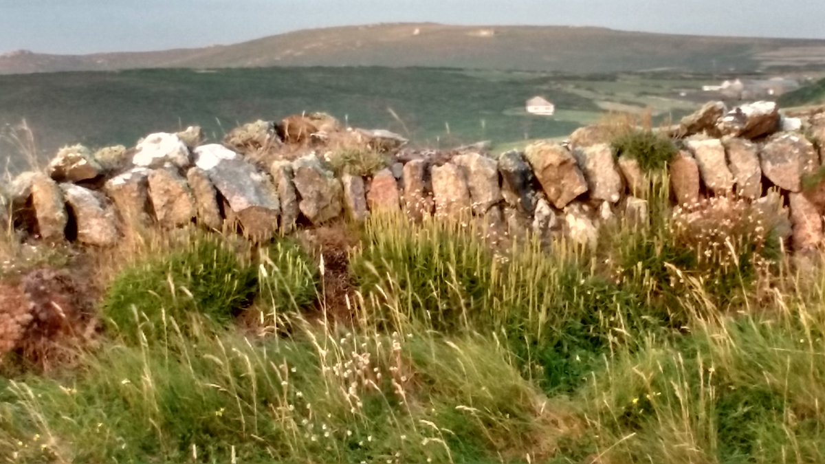 gnome_alice's tweet photo. #Pendeen Watch, #sunset tonight, hedge, heather and #Watchcroft.
#Penwith 
#Cornwall
#Kernow https://t.co/1m8tDdQOuV