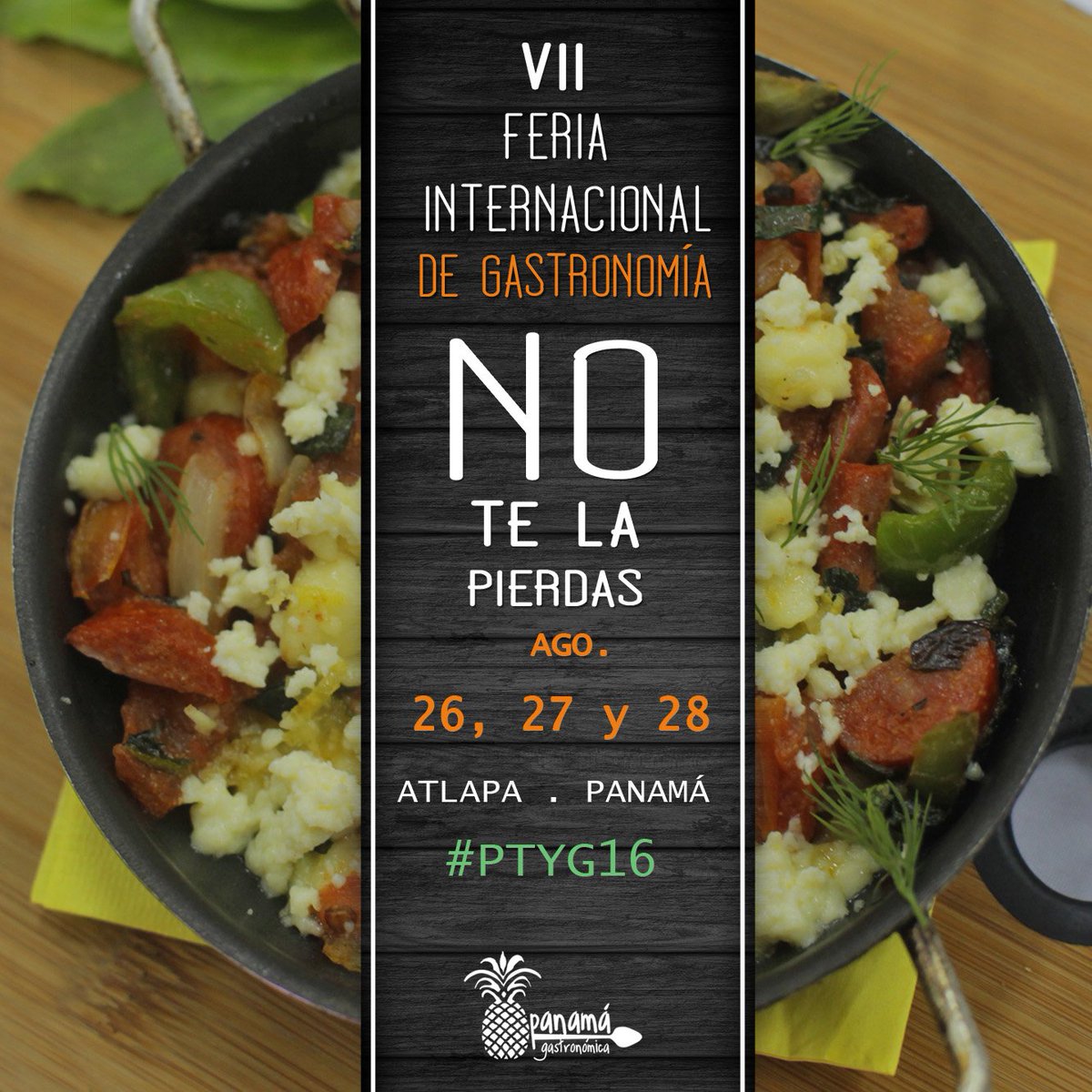 panamagastro's tweet photo. Te va a encantar....¡Ya puedes adquirir tus boletos para #PTYG2016 en https://t.co/W1A2ssGESt y sus puntos de venta! https://t.co/j11U6FiEQs