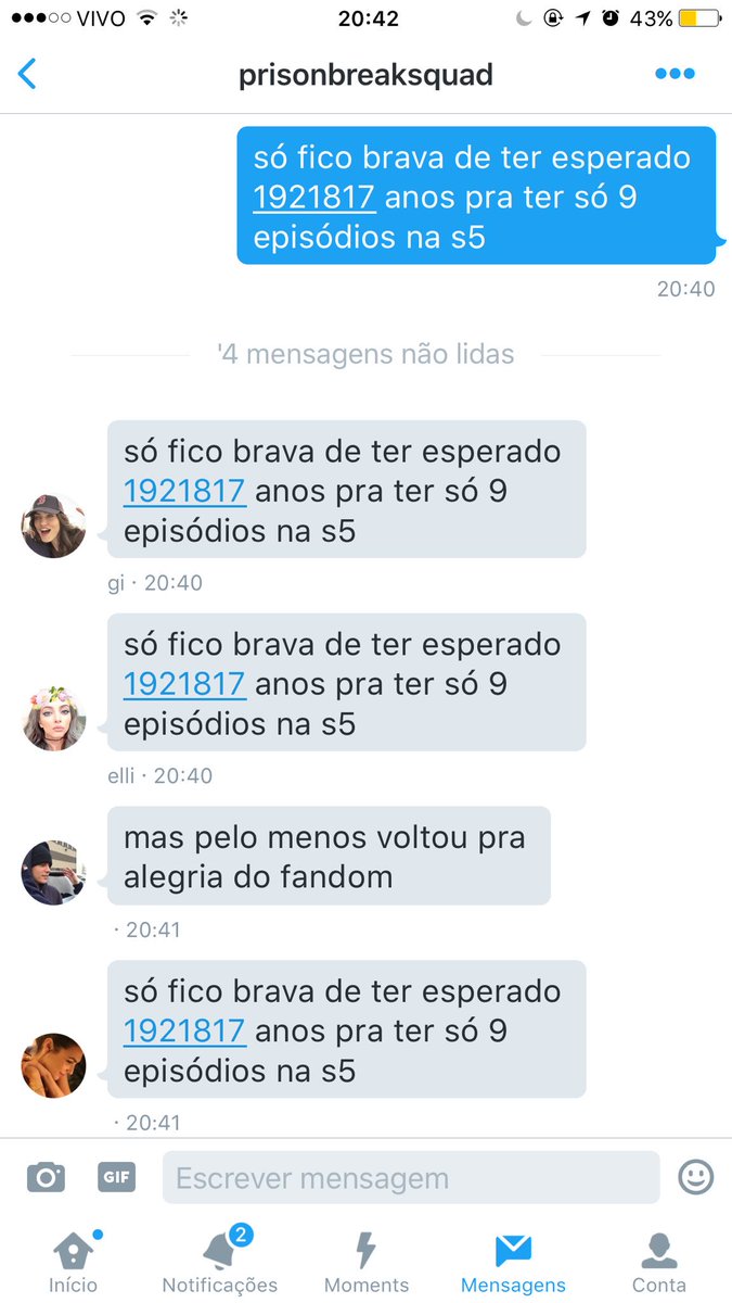 exogod's tweet photo. estamos indignadíssimas #prisonbreaksquad https://t.co/rSNcrp7ZEp