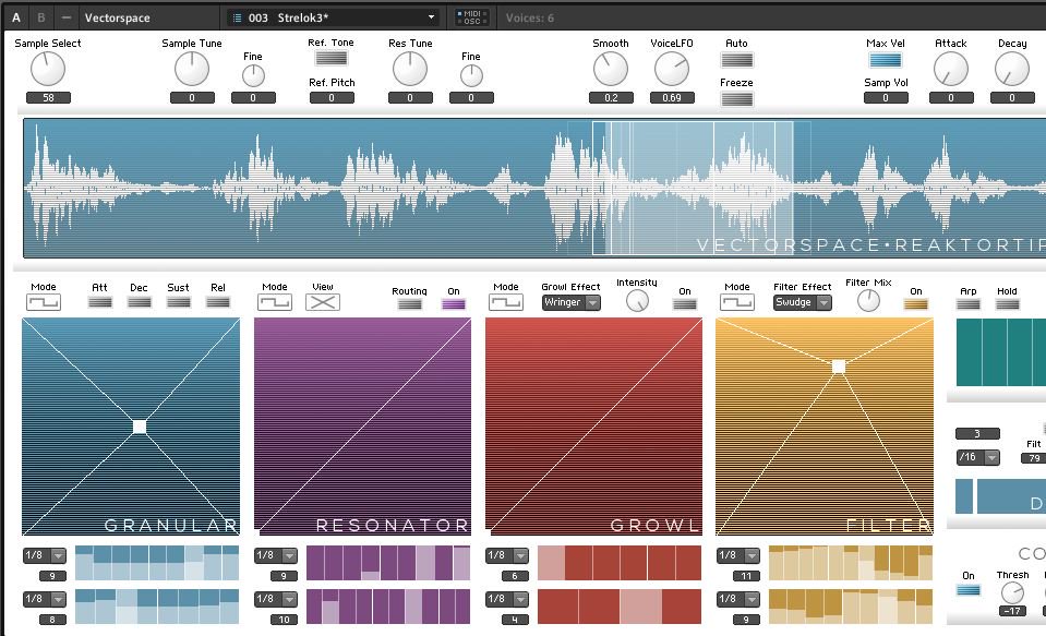 _strelokk's tweet image. Mermaid in a Vectorspace: @peterdines&apos;s sampler shredding Japanese movie dialogues
#sounddesign