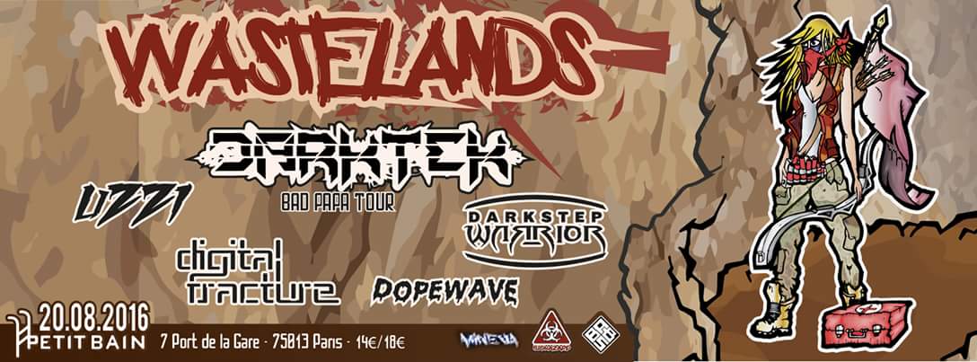 Tiekks's tweet photo. #WASTELANDS 

@DarkstepWarrior Darktek @UZZIBADMEN Digital Fracture and Dopewave !

https://t.co/XDUzbVPjRf https://t.co/gcvMfZh6fa