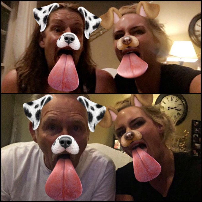 My parents are the Best.. Their first Puppy Poses😂🙌..  Pretty good mix of both of them 🤔 https://t.c