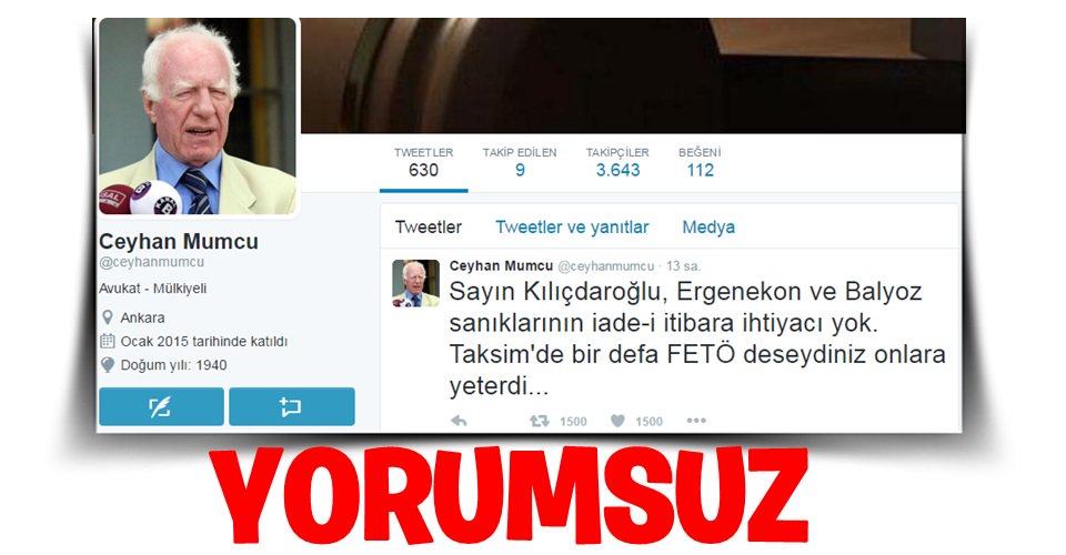Uğur Mumcu'nun kardeşi CEYHAN MUMCU KILIÇDAROĞLU'nun Taksim Mitingi için YORUM yaptı..

İŞTE MİTİNGİN GERÇEĞİ