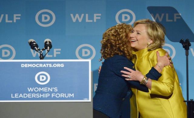 Bipartisanism's tweet photo. Hillary Clinton Unexplainably HIRES Debbie Wasserman Schultz Right After The DNC Fires… https://t.co/QwBFNJqOTD https://t.co/Ex73xko6Kz