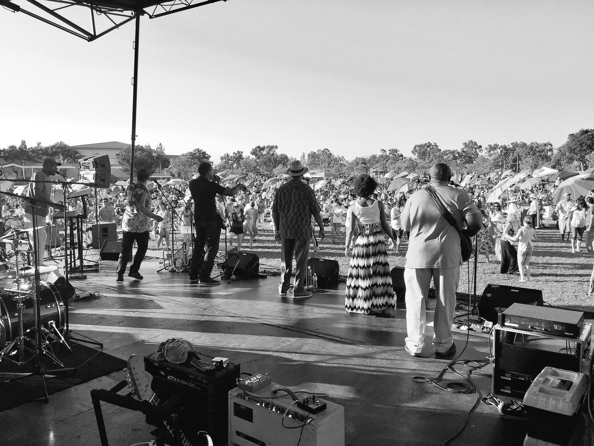 RickLombera's tweet photo. Blues concert today. These guys are grate. #RILAUDIOVISUAL #QSC #PortableStage #Presonus https://t.co/h2jv8CCcnG