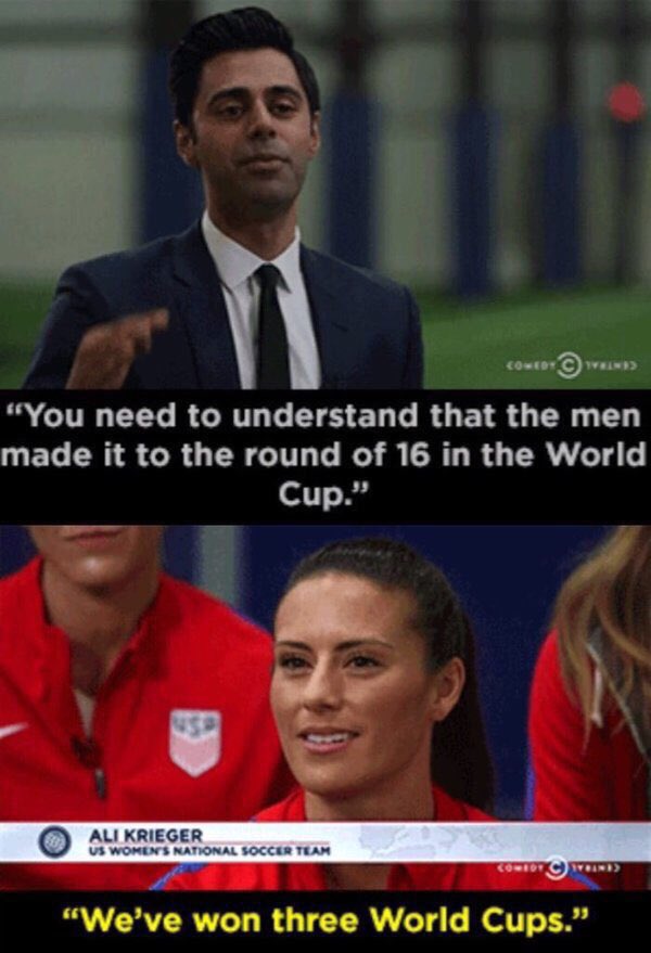 atisaxena's tweet photo. the soccer gender pay gap is ridiculous https://t.co/9jGUX1JbRn