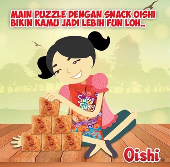 Oishi_Indonesia's tweet photo. Udah pernah blom, main puzzle pakai Snack nya Oishi?? :) https://t.co/sHQVpE60g6