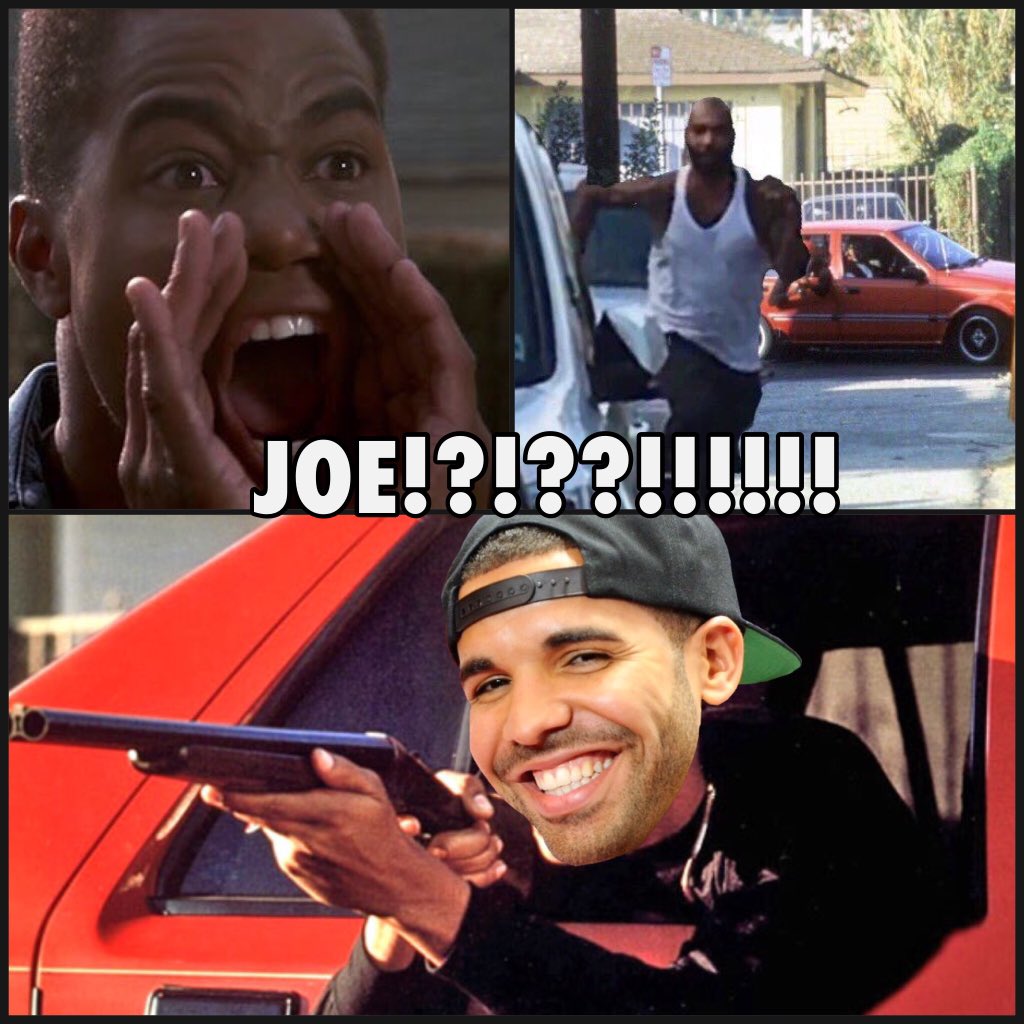 SportsTunnel's tweet photo. Joe Budden running from Drake like ...
#boyzndahood #JoeBuddenRun #drake https://t.co/6Aq8LixuYD