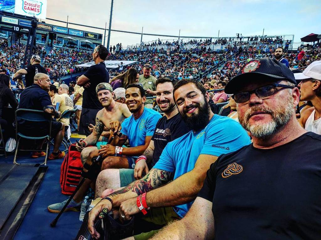 MaxFConserva's tweet photo. The boys. @crossroadsaaa at the 2016 Crossfit Games.
#CrossroadsAAA #crossfitgames #cross… https://t.co/umD1KX1j1j https://t.co/PGeXEED9eb
