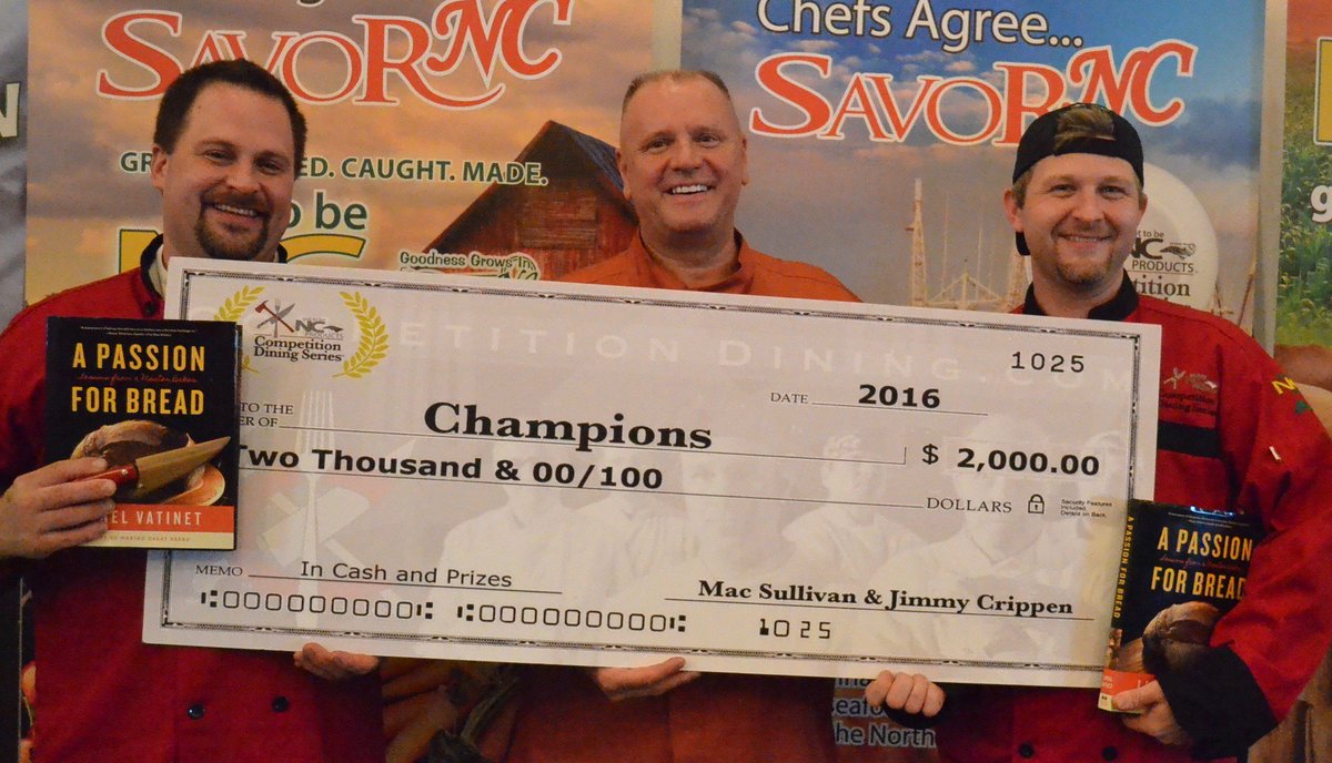 CompDiningNC's tweet photo. We have a Winner #CompDiningNc #Raleigh! Championship goes to #TeamMirepoix On to the Battle of Champs in November https://t.co/WWkGhMYaER
