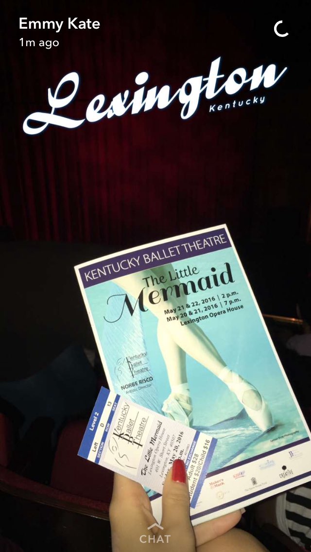 dancerpx's tweet image. #tb to The Little Mermaid at the Kentucky Ballet Theatre