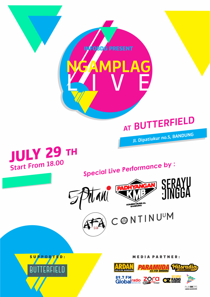Ajakin temenmu ke #RoadToNgamplag 29 Jul at butterfield kitchen. Ada <a href="/5petani_bjs/">5petani</a> <a href="/PadhyanganKMB/">Padhyangan</a> <a href="/SerayuJingga/">Serayu Jingga</a>