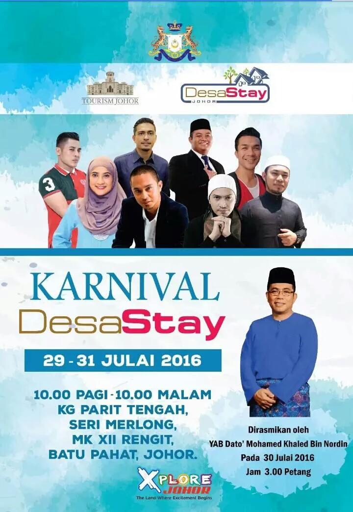 Buat julung kali kalinya, #DesaStayJohor ini akan dilancarkan di Kg Parit Tengah, Seri Merlong, MK XII Rengit, BP!