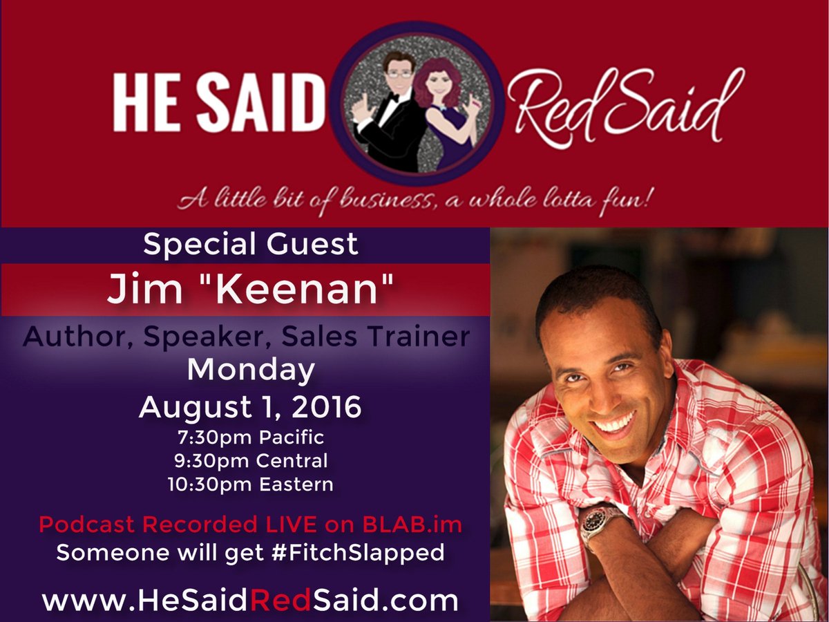 vicki_fitch's tweet photo. Hey guys! Don't forget on the 1st "He Said, Red Said" with Jim "Keenan" #RedIsAlwaysRight https://t.co/rrYbim9fQJ https://t.co/xxUrmSPMBv