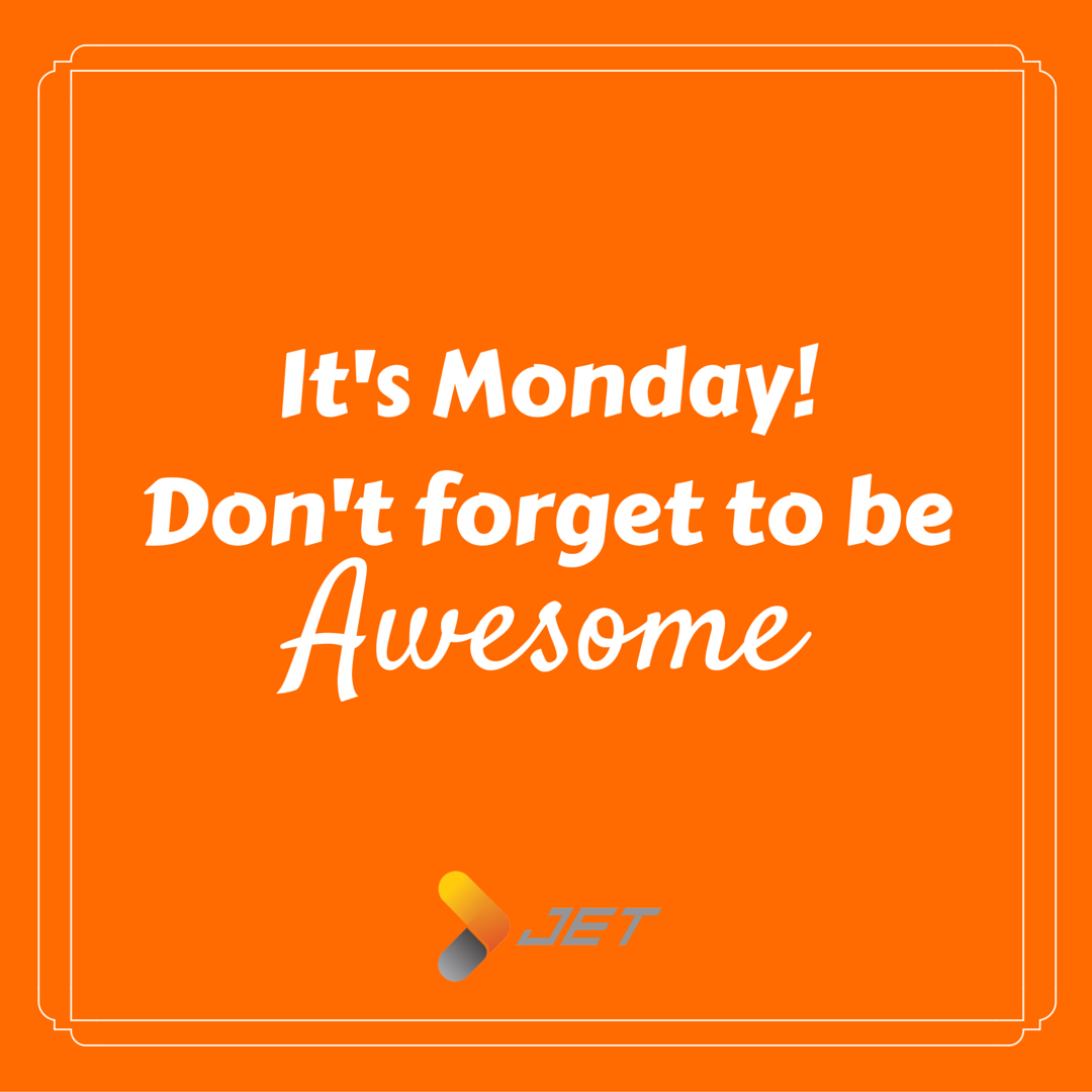 JETIndonesia's tweet photo. Happy Monday, JETsetters! Wishing you a wonderful day. https://t.co/NL0sVmTUKu