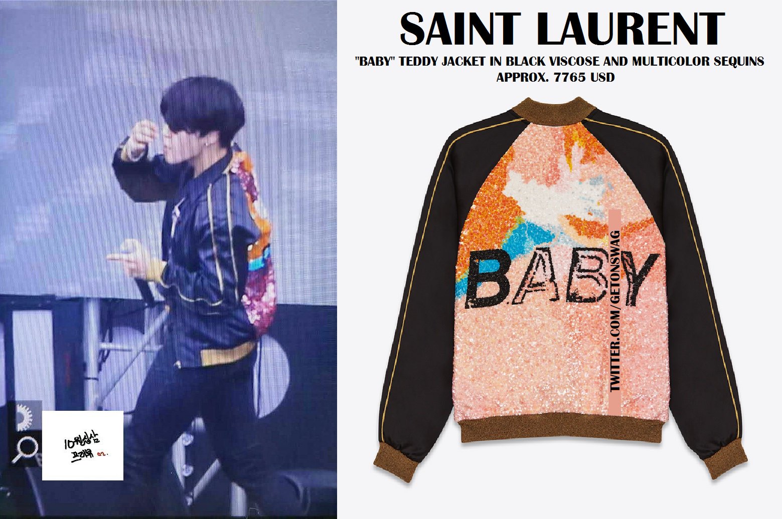 BTS' Jimin Once Stunned In A Saint Laurent Kimono Jacket With