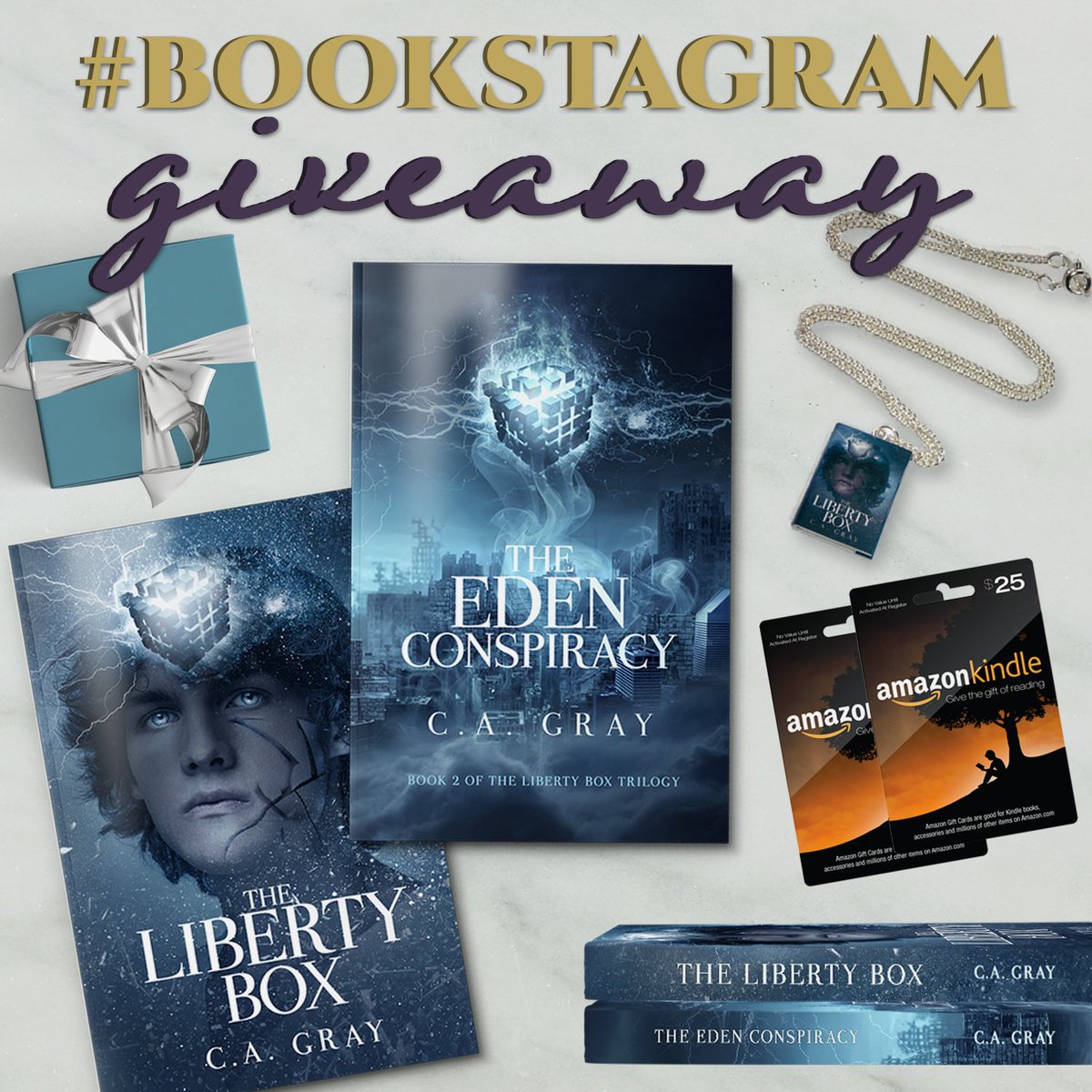 RylSocialMedia's tweet photo. HURRY! Only 3 HRS LEFT to WIN #TheLibertyBox & #TheEdenConspiracy by @AuthorCAGray #Giveaway https://t.co/DFOSTD1CAD https://t.co/GM85aj88M6