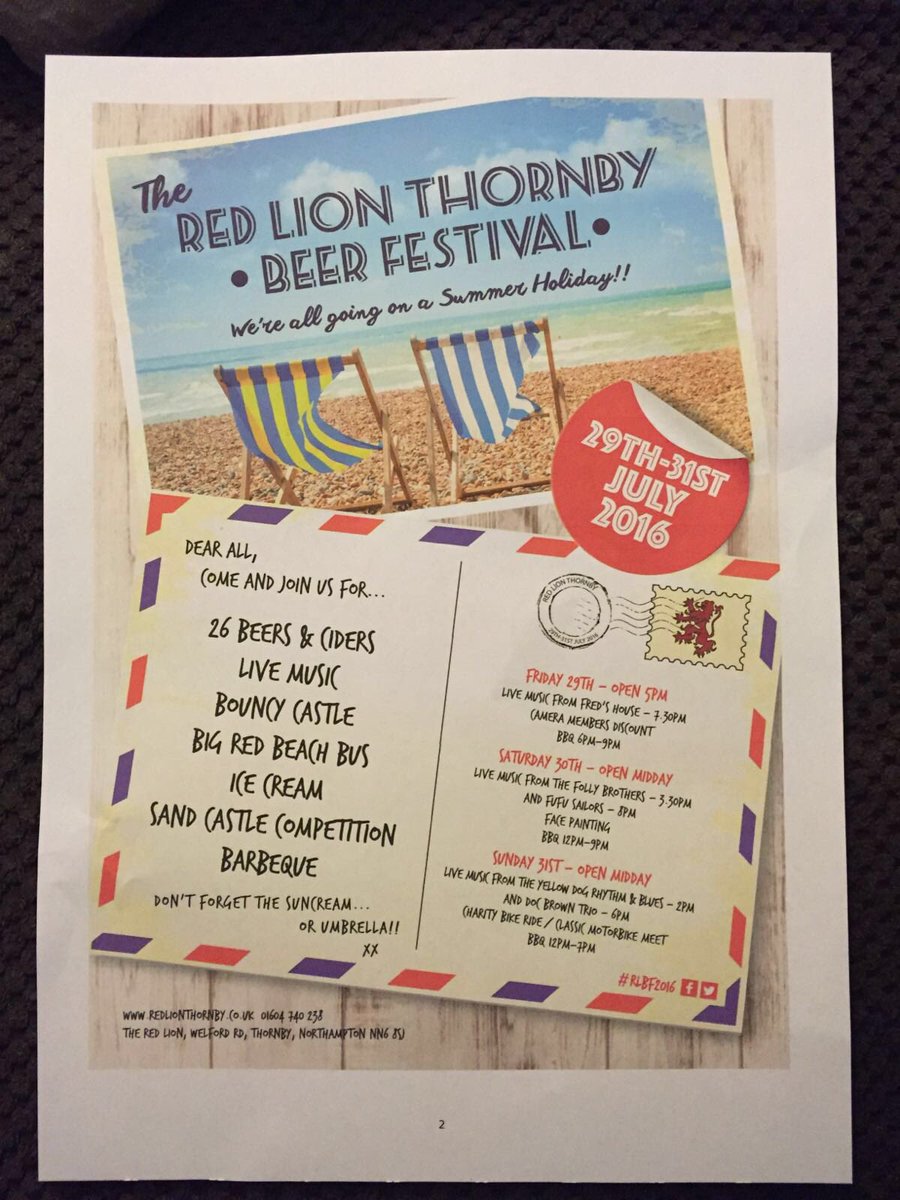 redlionthornby's tweet photo. 5 days and counting as the preparations start!! #RLBF2016 https://t.co/u9yWDtozlZ