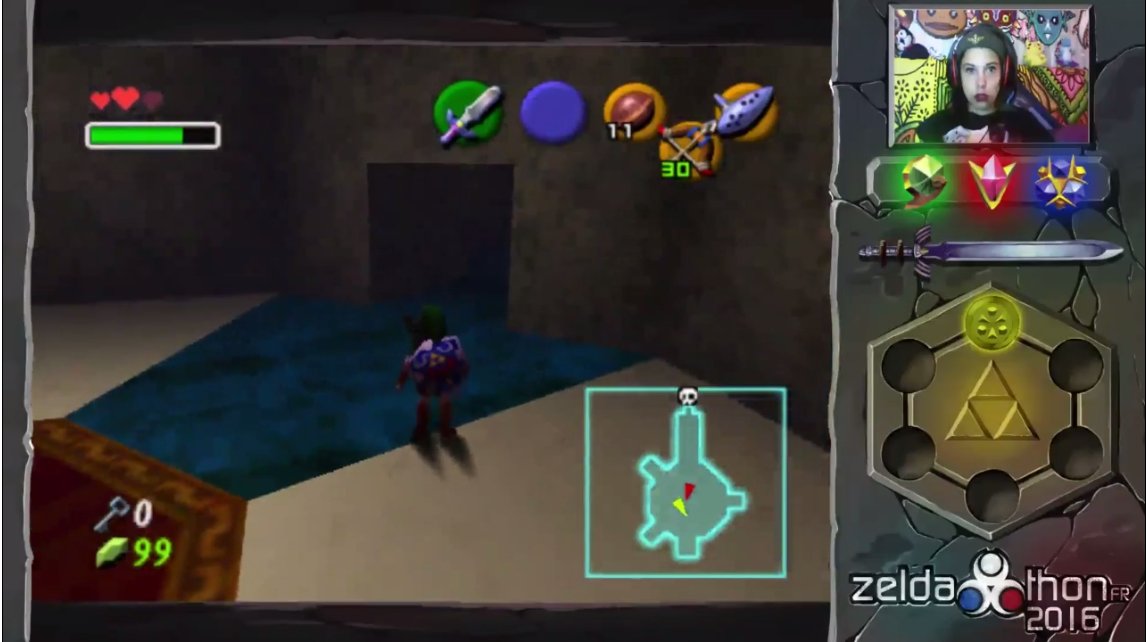 ZeldathonFR's tweet photo. N'hésitez à rejoindre Lady Liddell sur le très culte Ocarina of Time ! 
► https://t.co/FTR1KTgSCt https://t.co/11W2wKY4Rg