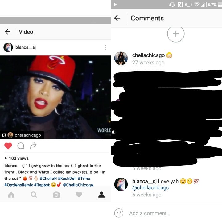 BLANCSXOX's tweet photo. #Throwback when i repost the #OptionsRemix on my IG @ChellaChicago comment it πππ https://t.co/kJsMWoDloY