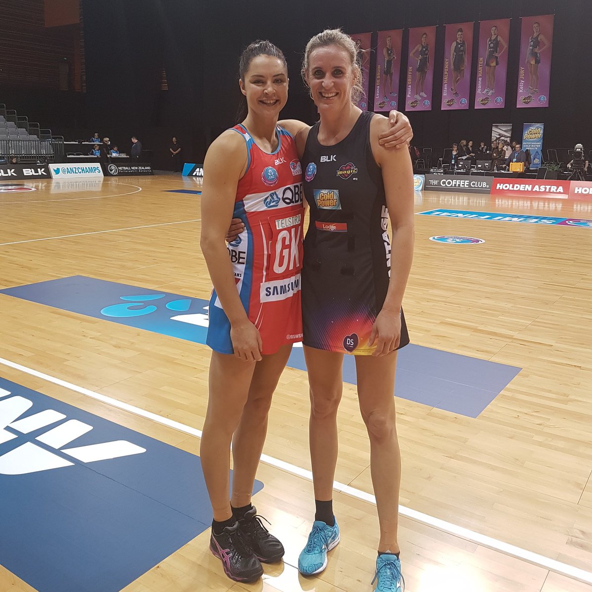 NSWSwifts's tweet photo. .@Sharni_Layton marks 100th @ANZChamps appearance with MVP nod ๐ #ANZCFinals #MAGvSWI #GoNSWSwifts https://t.co/HLIZdUZ5FY