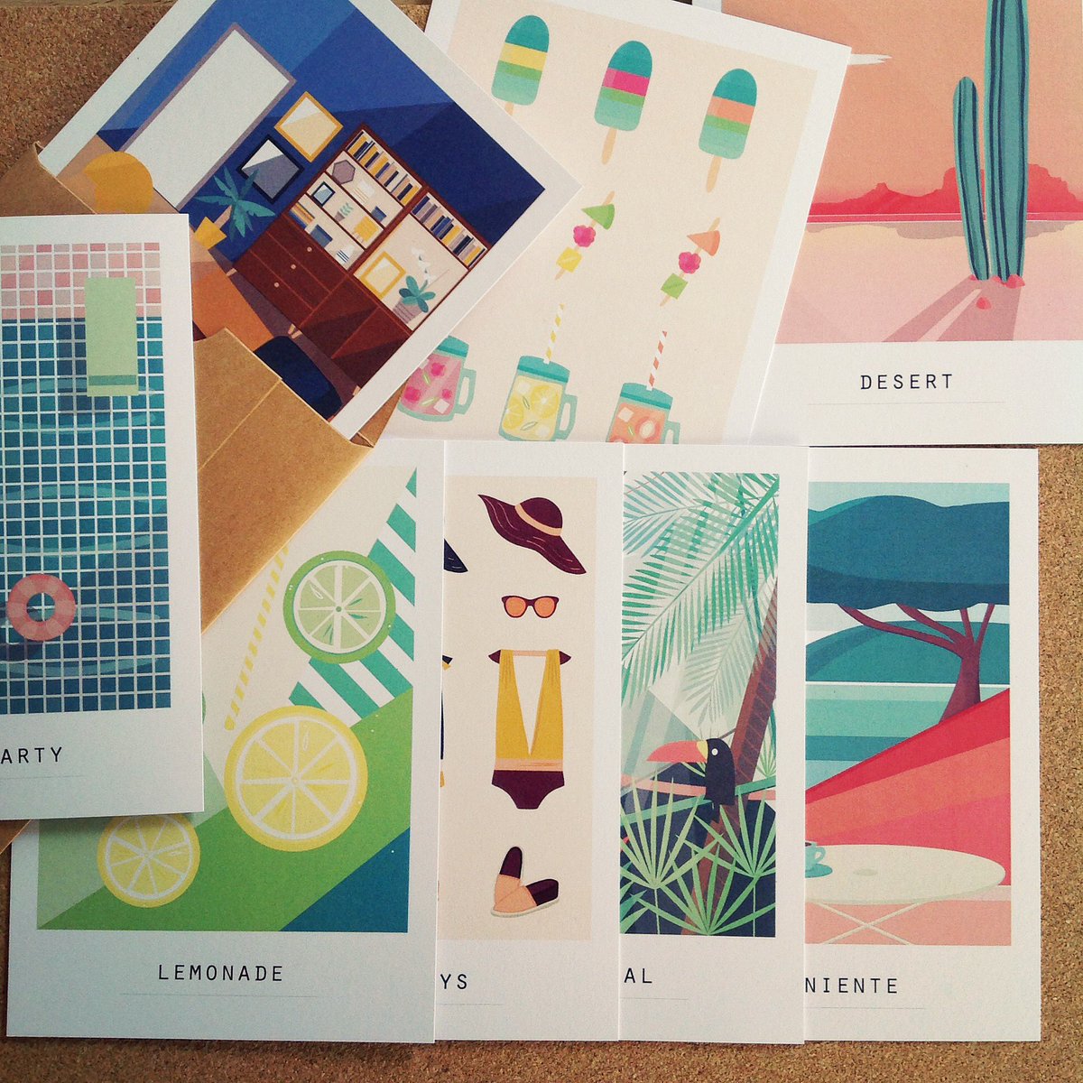 PramaxCreateurs's tweet photo. Faîtes le plein de #cartespostales pour les vacances ! #madeinfrance #polacards #cactus #tropical #pramax #lyon https://t.co/XdXReuntqO