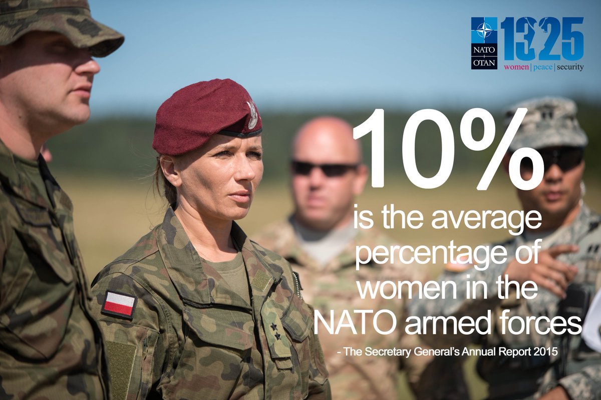 NATOWPS's tweet photo. Did you know NATO publishes data on women in the armed forces each year? https://t.co/csud2N9i3T https://t.co/tSvCWjZCRO