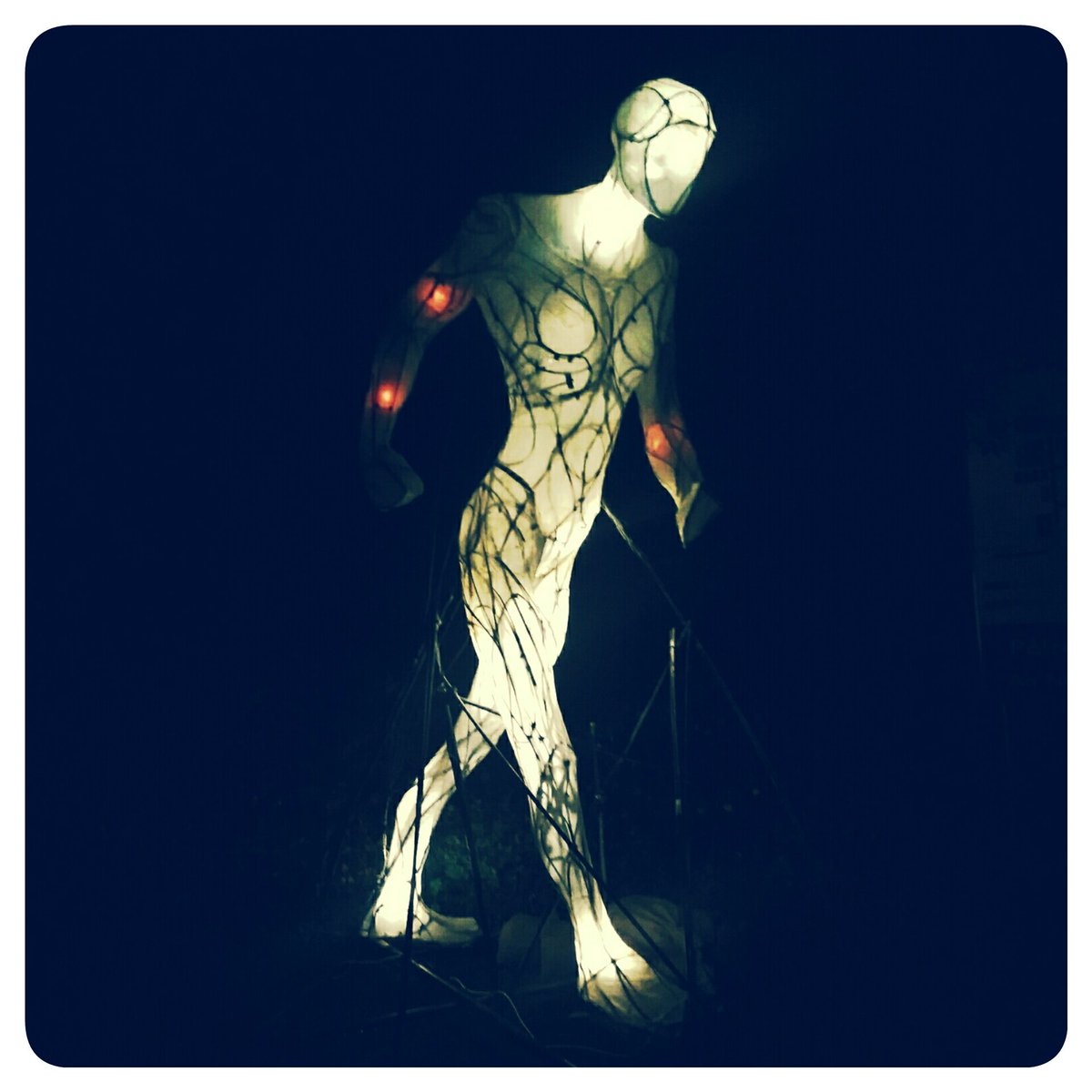 grainnehunt's tweet photo. More amazing illuminated sculpture from last night's exhibition in @cosanglas 
#WildAtlanticWay #Donegal #Ireland https://t.co/xwcwlthwsF