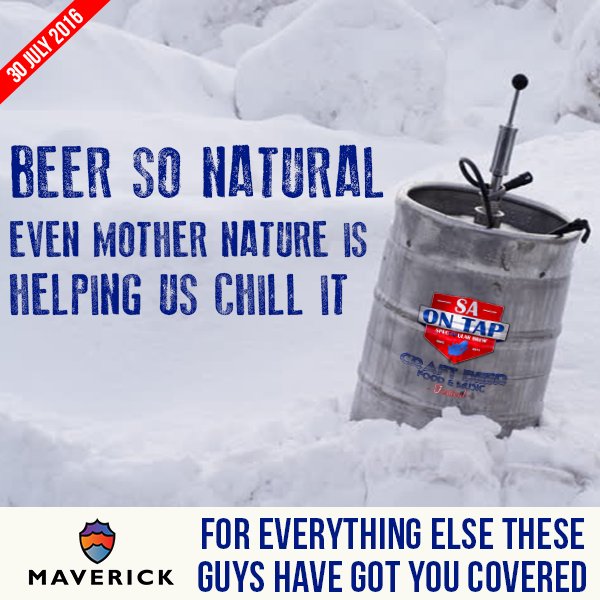 We chilling the brews for SA's biggest craft brew specTAPular this weekend. Book now saontap.co.za