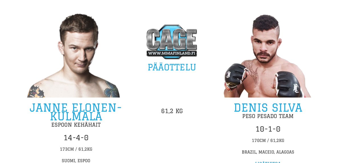 CAGE =Leading MMA promotion of North-Europe tweet media