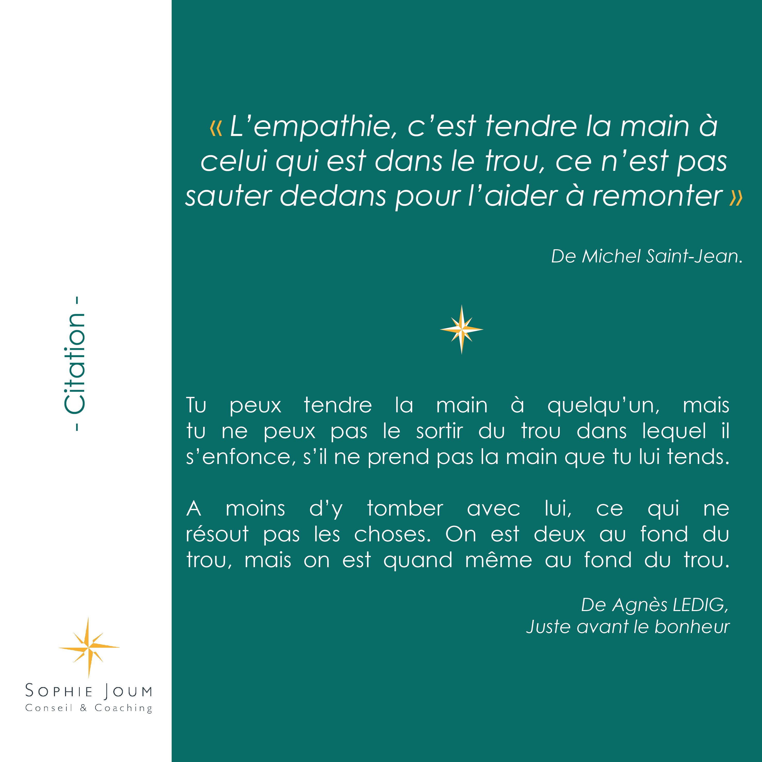 Sophie Joum Penseedujour Empathie Agnesledig M Saint Jean T Co Vzxzzrcnwd Twitter