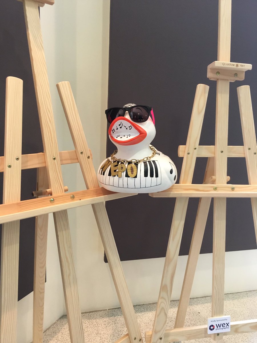 NEPO_Duck's tweet photo. I'm currently guarding the Pop-Up exhibition space @OPENNorwich until Nathaniel Peterkin brings in his work https://t.co/JEO28uDiWd