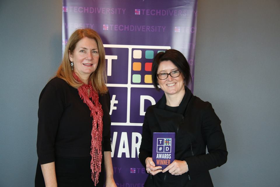 DEECA_Vic's tweet photo. Congratulations to our CIO Claire Foo on winning a #TechDiversity Award for championing inclusion &amp; gender equity https://t.co/5Dufs7QSYI