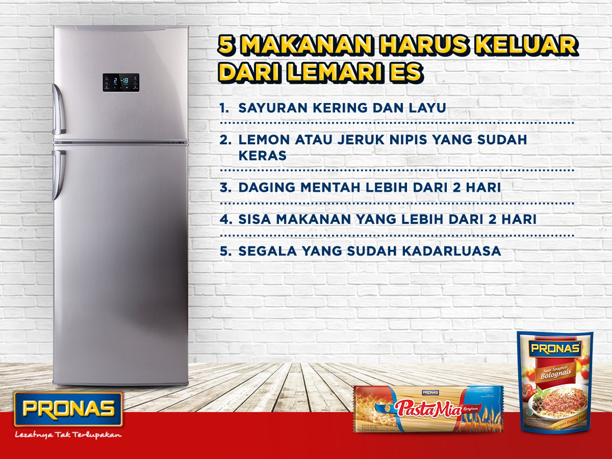 5 makanan yang harus dikeluarkan dari kulkas! 
(Sumber: bit.ly/29Io3RX)
