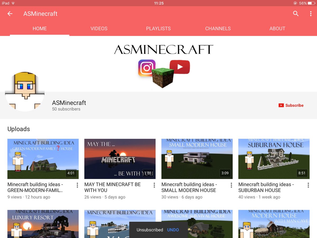 ASMinecraftYT's tweet image. youtube.com/channel/UCWLOG… I AM GOING TO 100SUBS BUT MOST IMPORTANT THINGS ARE VIEWS.@SO PLESE CHECK OUT MY CHANNEL