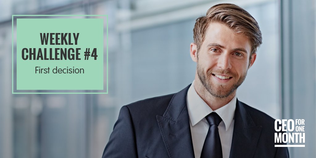 CEOfor1Month's tweet photo. What would be your first decision as @AdeccoGroup's Global *CEO? #CEO1Month https://t.co/XKZde8pQgl