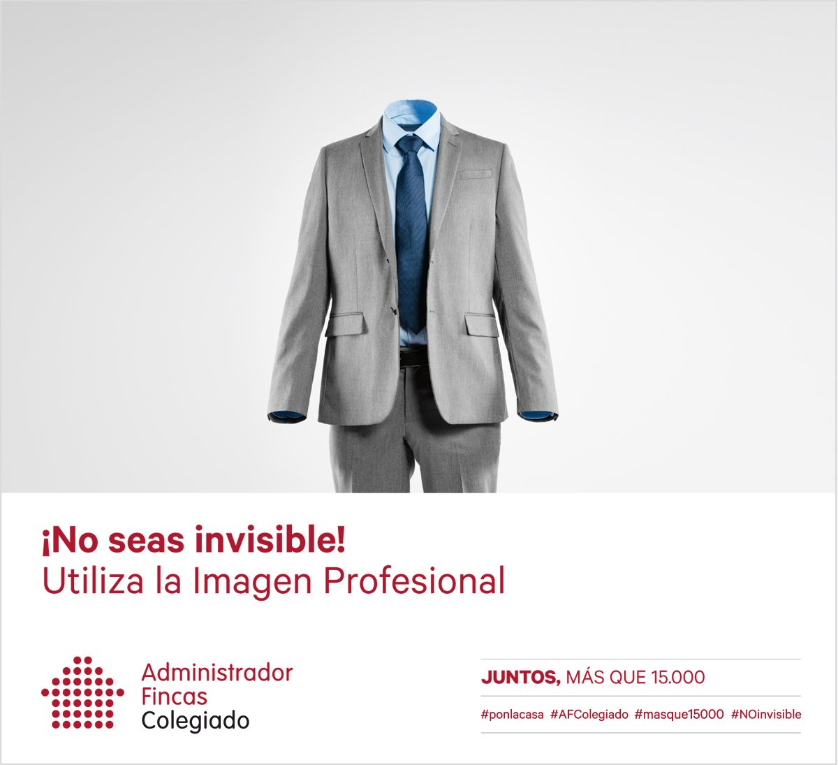 CAFValencia's tweet photo. Seamos visibles, utiliza la imagen profesional para obtener reconocimiento y notoriedad #NOinvisible #AFColegiados https://t.co/Io7FrFmtmi