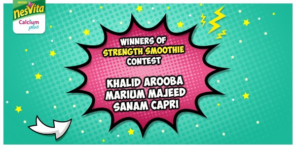 MeinHunStrong's tweet image. Congratulations to the winners of Strength Smoothie contest. #DekhaDoStrength