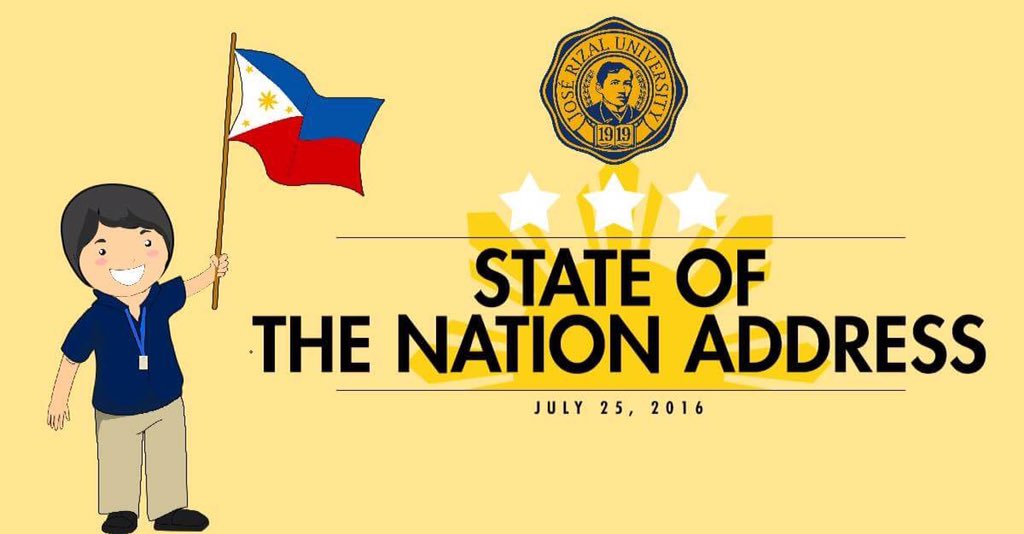 JRU1919's tweet photo. For the Philippines. #SONA2016 #PangakongPagbabago https://t.co/Nzf8jYo1pZ